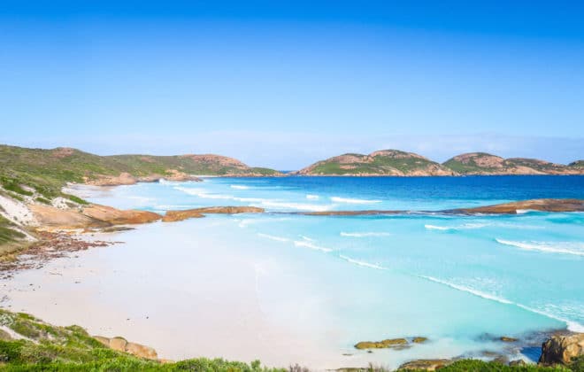 Lucky Bay à Espérance, Australie-Occidentale