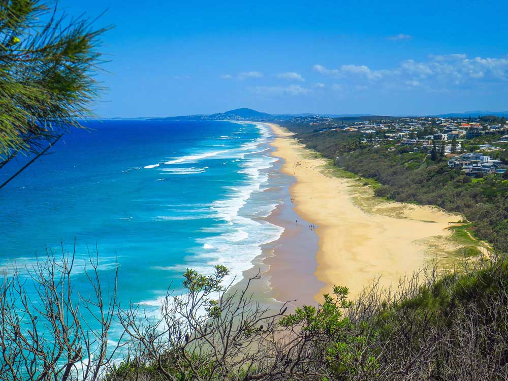 Sunshine Beach depuis le parc national de Noosa